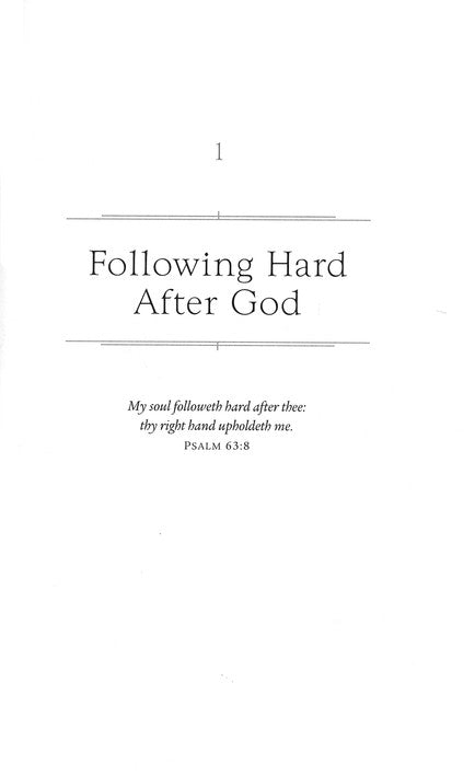 The Pursuit of God