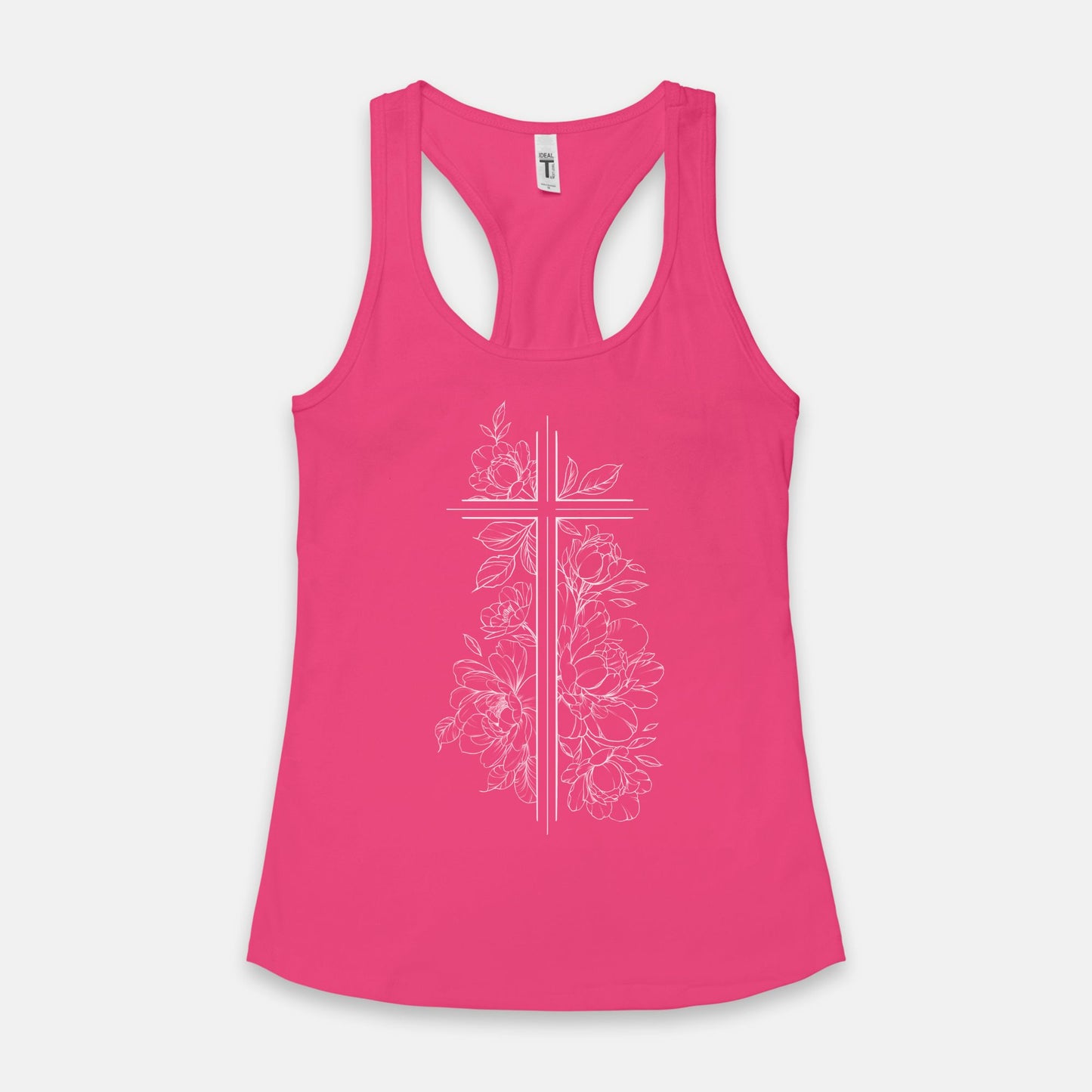 Blooming Cross | Racerback Tank