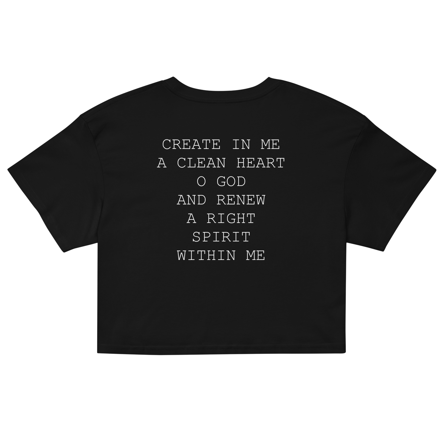 Psalm 51 | Women’s Crop Top