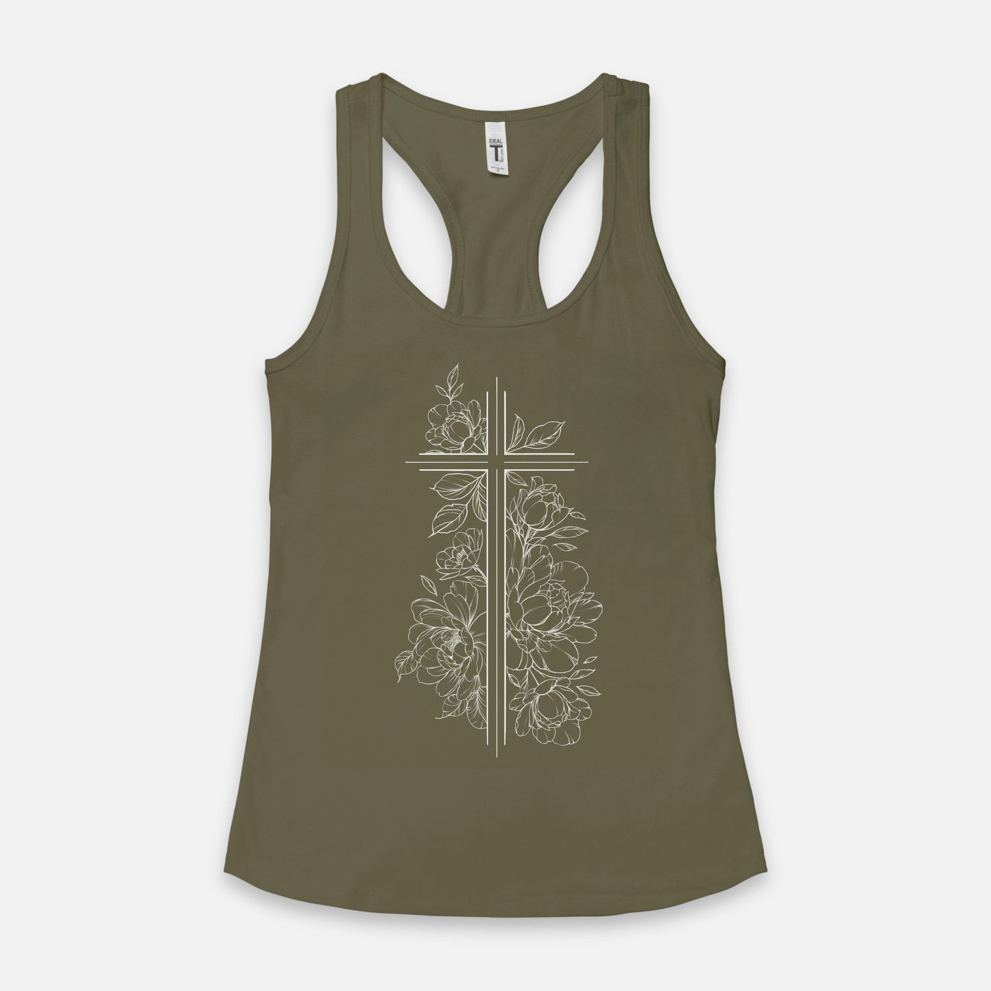 Blooming Cross | Racerback Tank