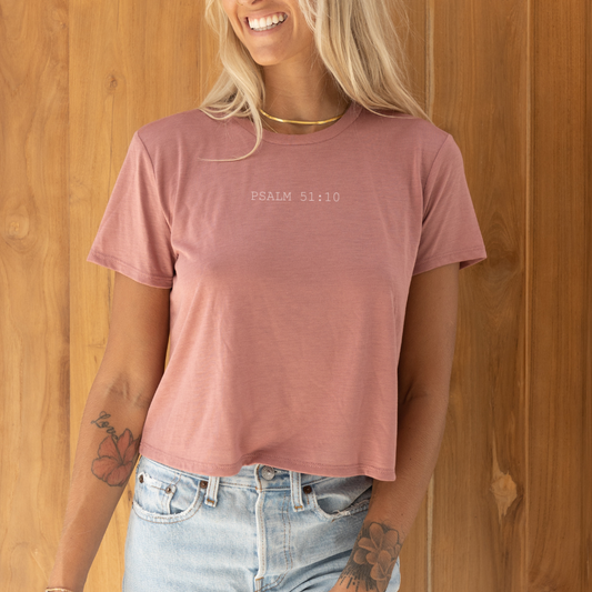 Psalm 51 | Women’s Crop Top