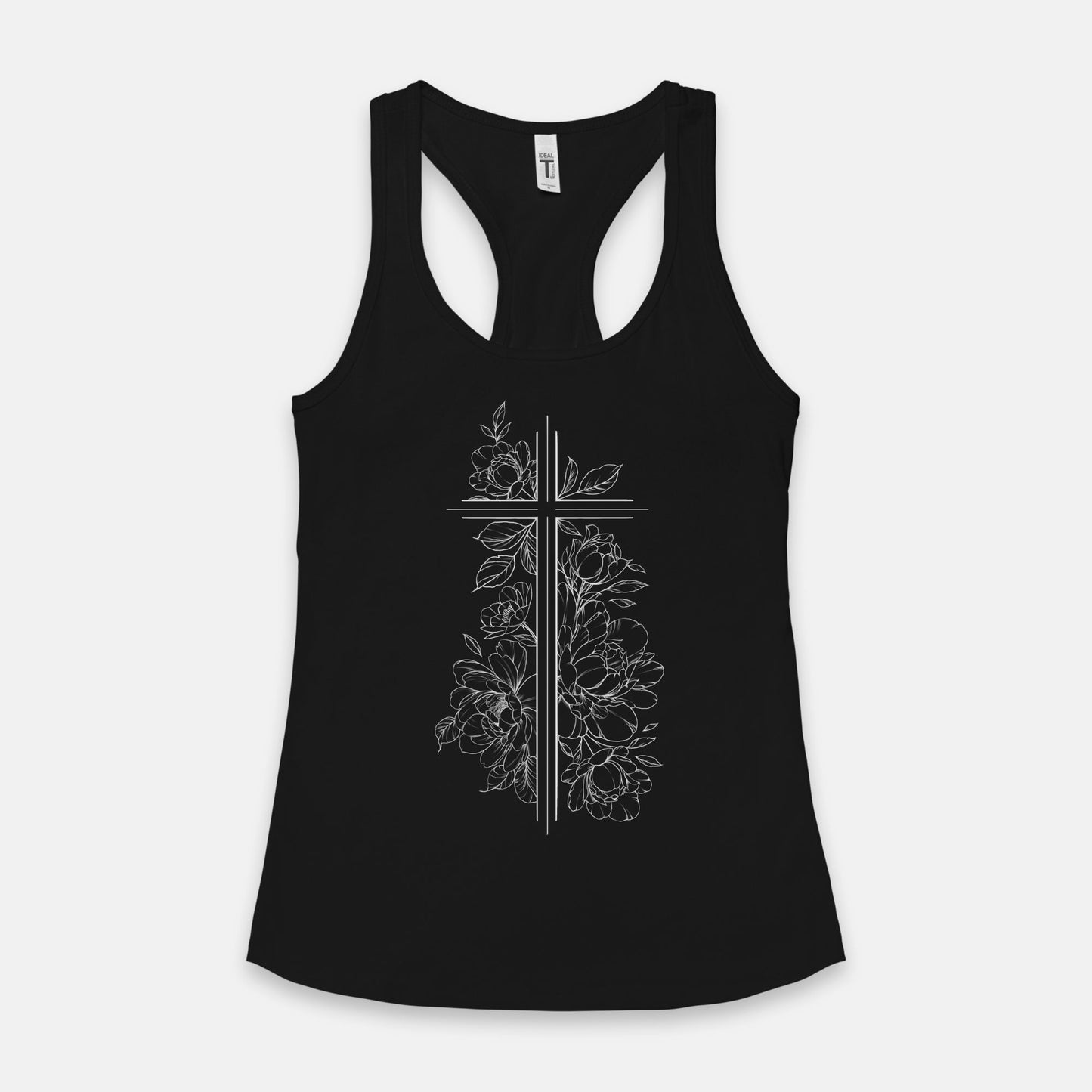 Blooming Cross | Racerback Tank
